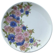 Set (2) Rare Vintage Ernestine Salerno Italy Dinner Plate Studio Pottery MCM 921