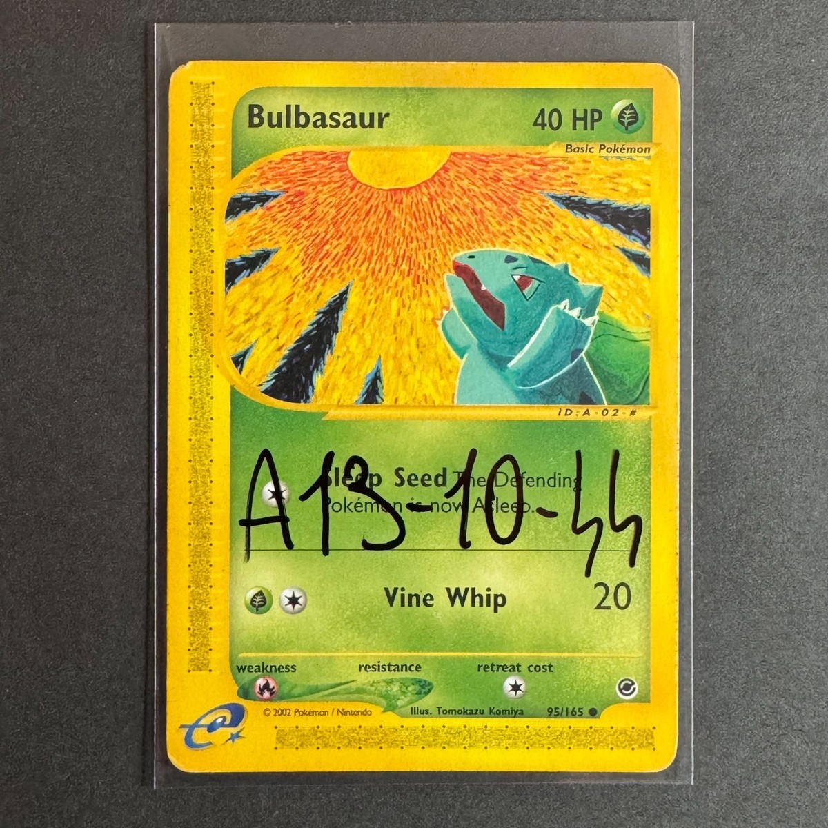 ®️ ポケモンカード BULBASAUR #95/165 Regular Eng Expedition E-Series 2002 - Pokemon
