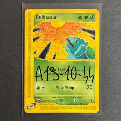 BULBASAUR #95/165 Regular Eng Expedition E-Series 2002 - Pokemon
