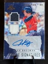 Alex Bregman 2017 Diamond Kings RS-AX Rookie Signatures RC 2-Patch Auto /299 A