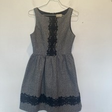 Altar'd State size small black and white tweed sleeveless dress