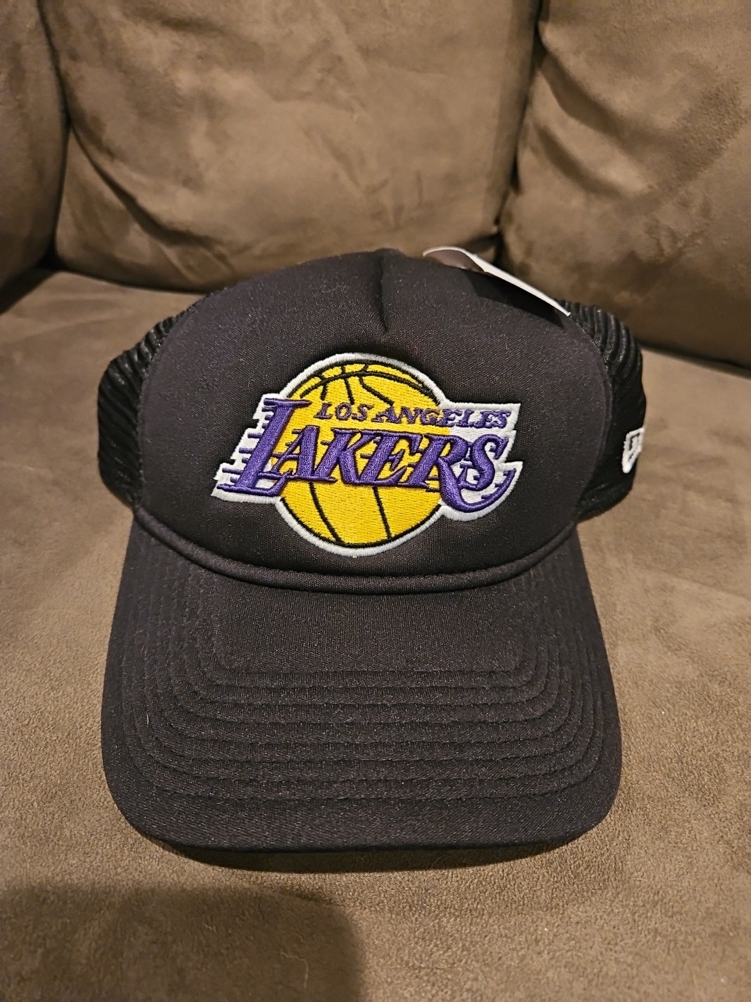 Men Black New Era Snap Back Cap New