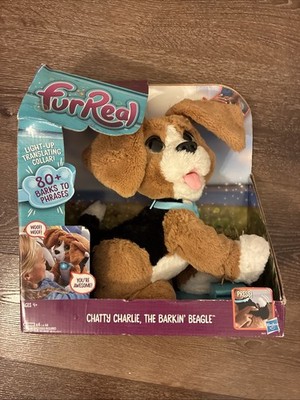 FurReal Friends Chatty Charlie The Barkin' Beagle Toy Dog Interactive. BOX WEAR