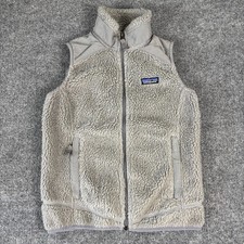Patagonia Retro-X Fleece Vest Womens Small Feather Grey Sherpa Deep Pile 23081