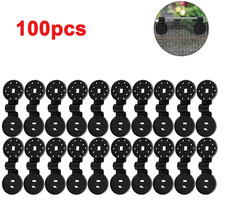100Pcs Shade Cloth Plastic Clips Sun Shade Net Clips Greenhouse Fabric Fix Clamp