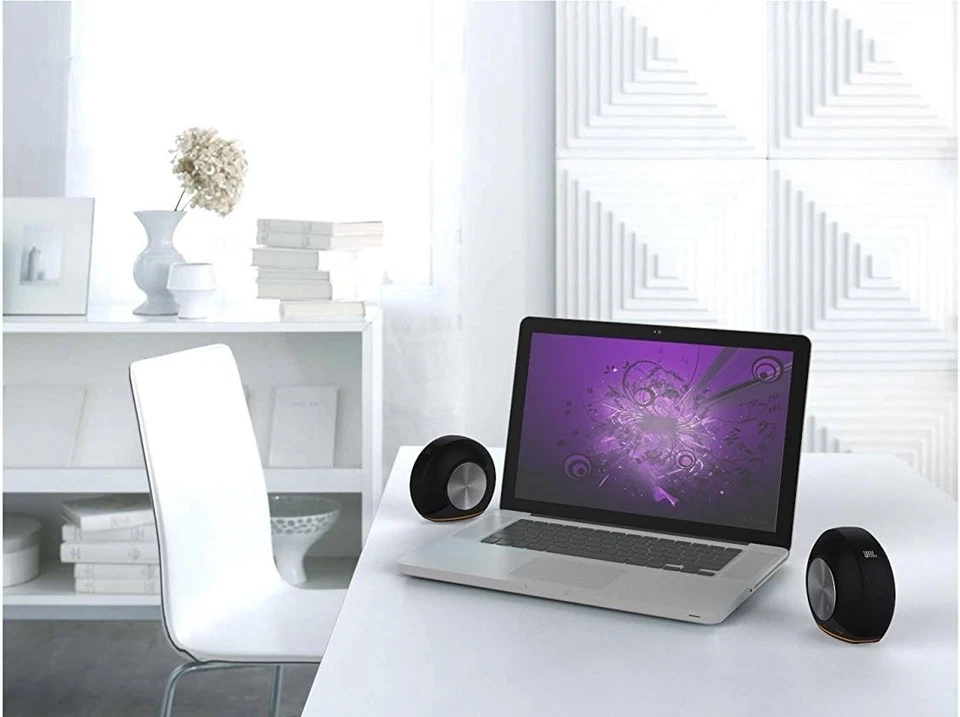 JBL Pebbles Bass Powered Speaker with USB/DAC JBLPEBBLESBLKJN Japan Japanese - Bild 4 von 4