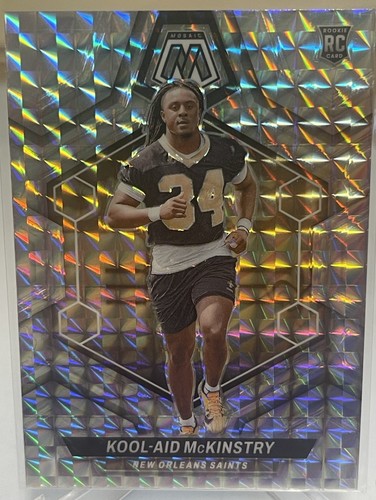 2024 Panini Mosaic Silver Prizm Rookie Kool-Aid McKinstry #341 Saints RC