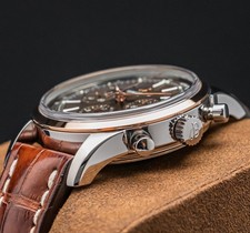 Breitling Transocean Chronograph 43mm Rose Gold Complete Set Bronze Dial UB0152 8