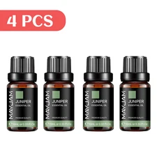 4 Bottles Essential Oils Jasmine Lavender Eucalyptus Vanilla Sandalwood Frankinc