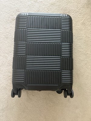 T. Anthony Luggage Polycarbonate Carry On Spinner In Matte Black