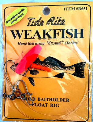 Tide Rite Weakfish Gold Baitholder Float Rig R651