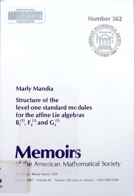 Structure of the level one standard modules for the affine Lie algebras Bl?¹?, F