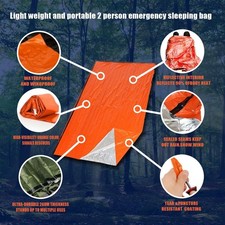 Portable Waterproof Emergency Sleeping Bag – Outdoor Survival Thermal Blanket