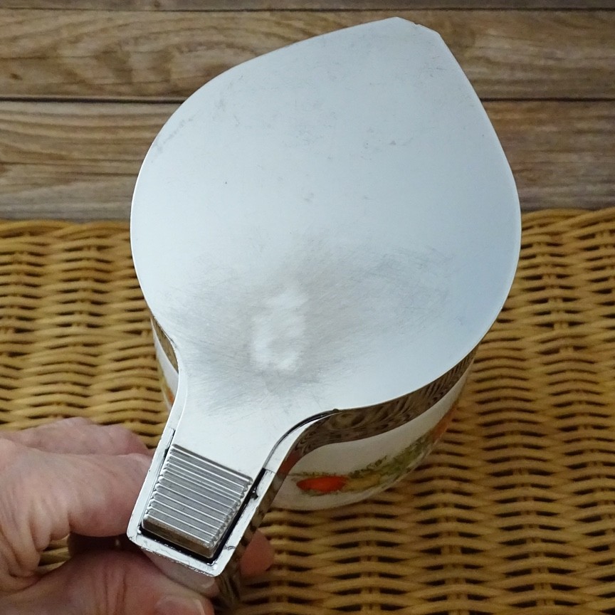 1970 Gemco Pyrex Corning Ware Corelle Spice of Life Pot a Creme Creamer Flip Top