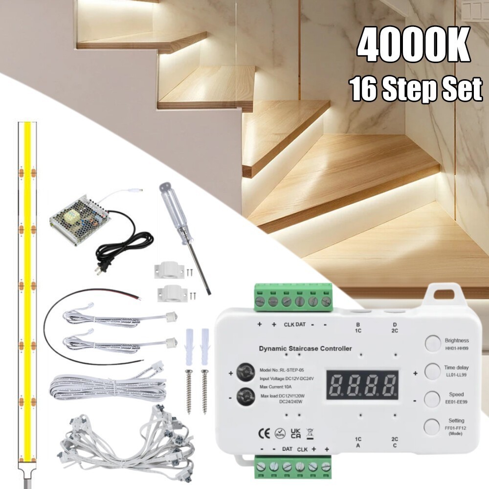 Illuminazione a LED dimmerabile per scale 2700K-4000K foto 6
