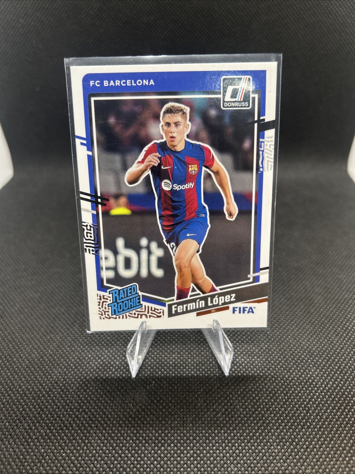 2023-24 Donruss #183 Fermin Lopez Rookie FC Barcelona FIFA Rated Rookie