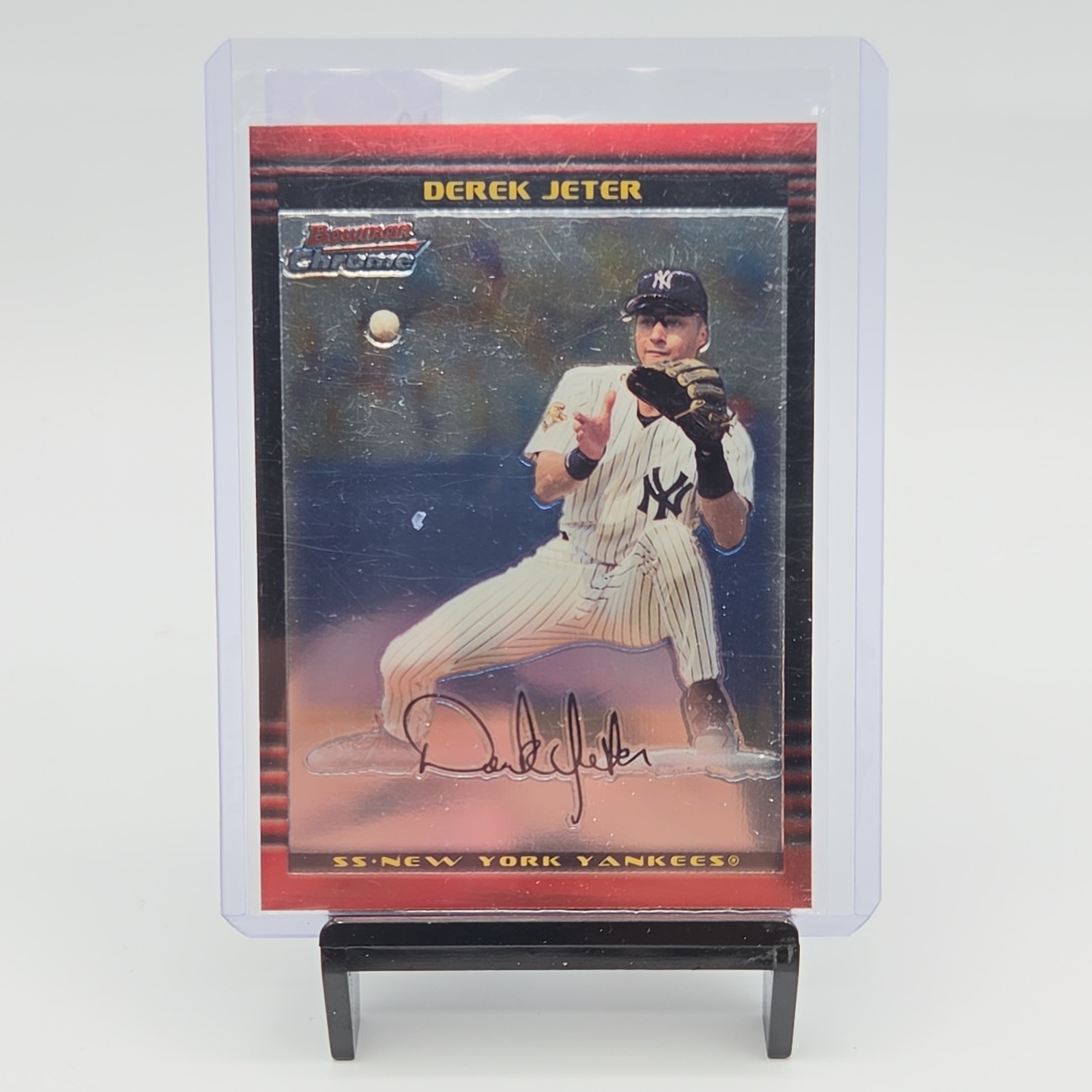 2002 Bowman Chrome Derek Jeter #2 New York Yankees Pack Fresh