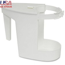 Toilet Bowl Mop Caddy W/ Handle  Sanitizing Lid Convenient Storage Solution New