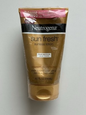 NEUTROGENA SUN FRESH SUNLESS LOTION FAIR/MEDIUM Skin Tones Discontinued