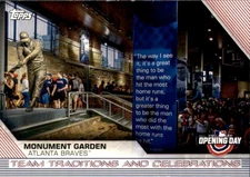 2020 Topps Opening Day Atlanta Braves Monument Garden #TTC-9