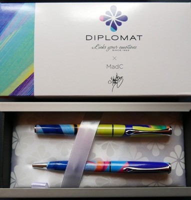 DIPLOMAT Schreibset Limitierte Edition MADC Neu in Metallbox