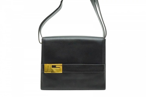 Gucci Vintage Tom Ford Square G Shoulder Bag 001・1274・1912 Leather *Awd4695
