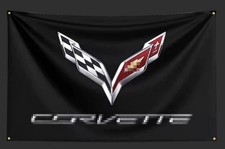 US Cars, Motorsport, V8, Corvette, Mustang, Skyline, Fahne Flagge, 90x150cm