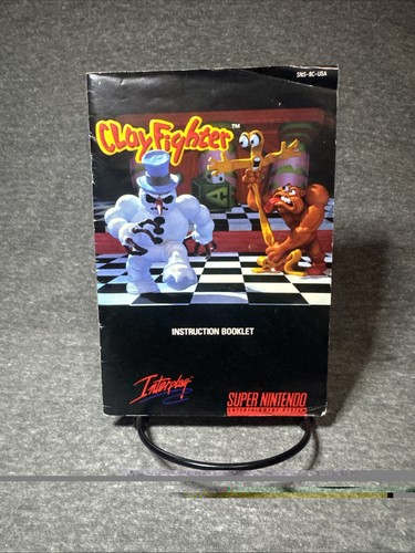Clayfighter (Sistema de entretenimiento Super Nintendo SNES) CIB 4 - Imagen 11 de 13