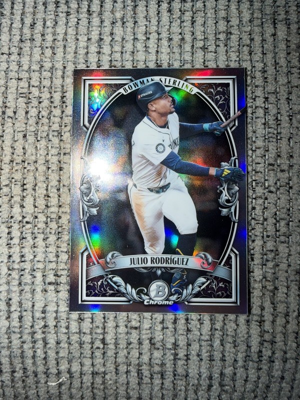 2026 Bowman Chrome Julio Rodriguez #BST-3 Bowman Sterling Refractor Mariners