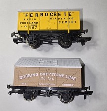 2 x Dapol  wagons B688 lime/no 167. Cement.  Unboxed 