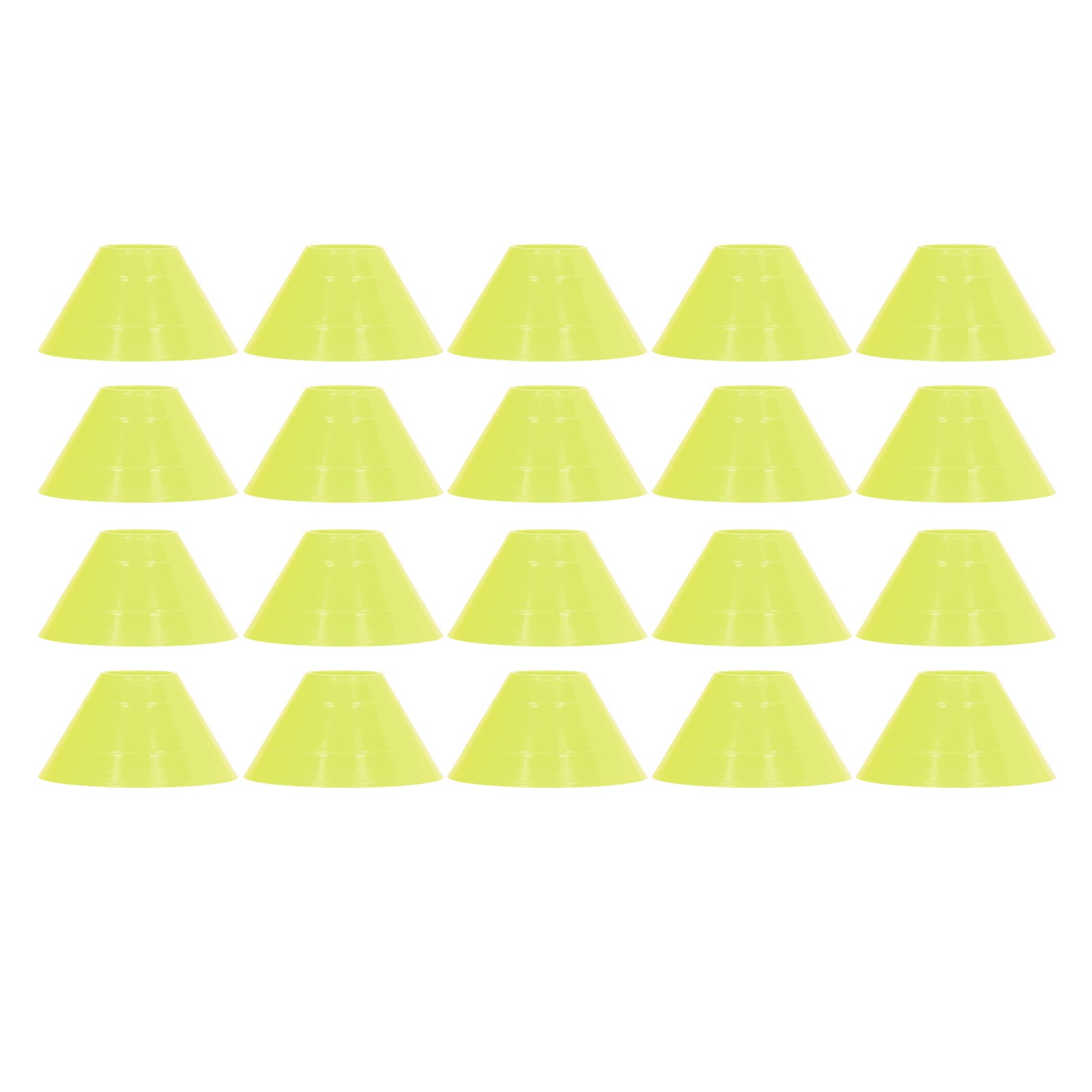 20Pcs/Set Football Training Markers Soccer Training Disc Cone Set For Kids
