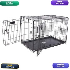 Precision Pet Provalue Two Door Wire Dog Crate 24in For Pets 15-30 lbs 5-Point