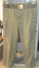 alte Bundeswehrhose, Feldhose oliv, a. d.80ern  Gr 4/52 incl. 110er Feldkoppel