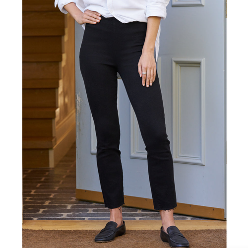 Frank & Eileen Derry Illusion Pull-On Jean Black Women's 26 *Hem Alteration*