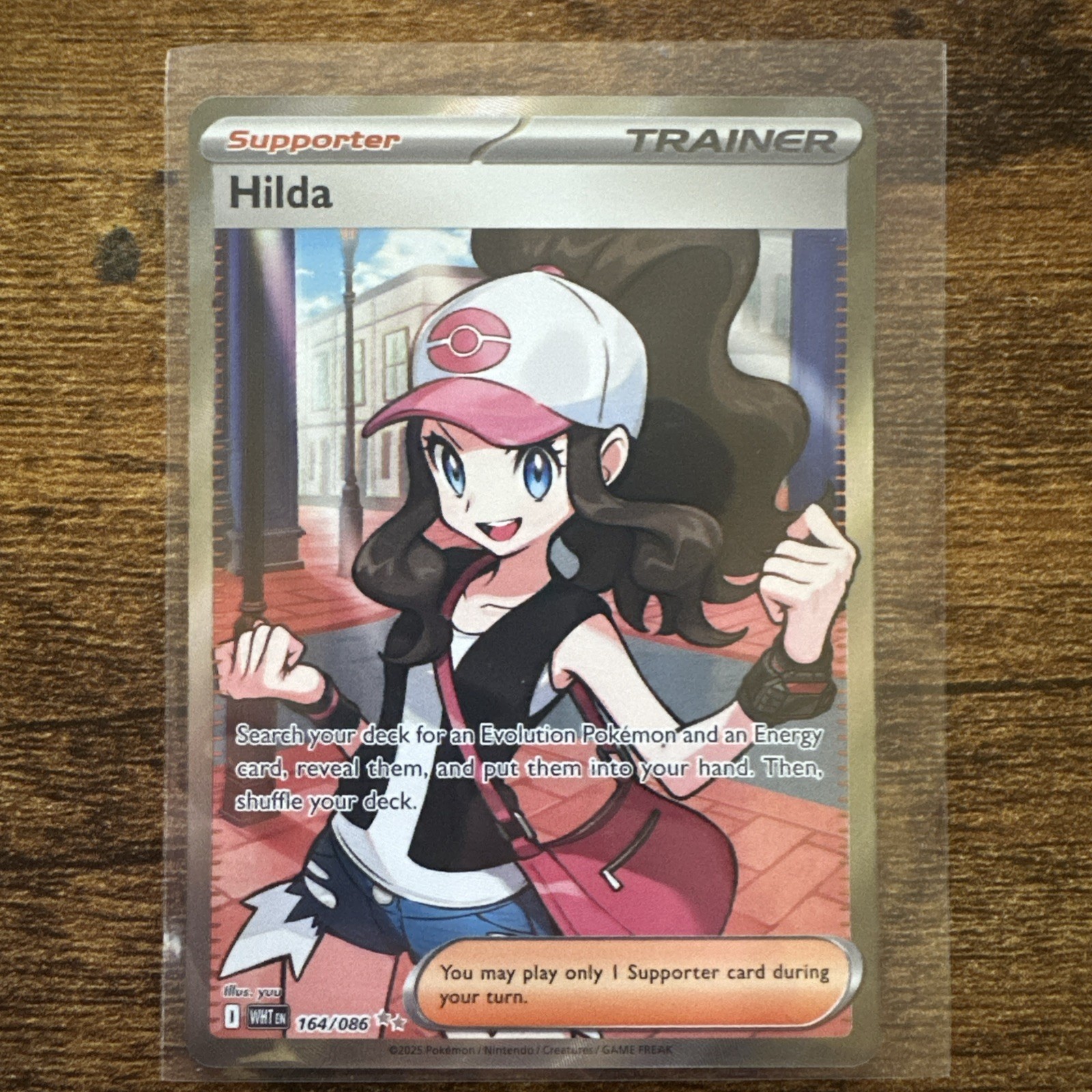 Hilda 164/86 Full Art Ultra Rare White Flare English 