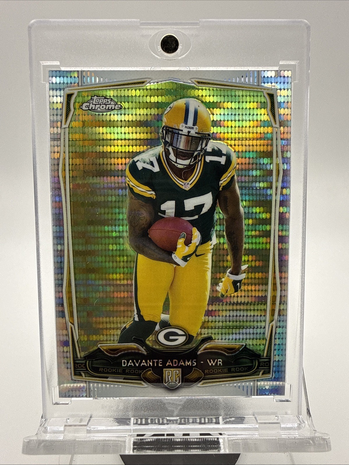 Davante Adams 2014 Topps Chrome Pulsar Refractor Rookie - #114