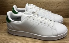 Size 14 - adidas men Advantage Shoes White / Green