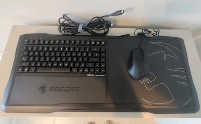 ROCCAT SOVA Gaming Lapboard USB Keyboard. English Layout. For PC, Xbox One PS4 