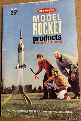 1969 Centuri Model Rocket Catalog No. 692 Saturn Apollo Era 25¢ Original Order