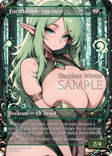 MTG - Formidable Speaker - Fanart Borderless Style - EDH / Playtest