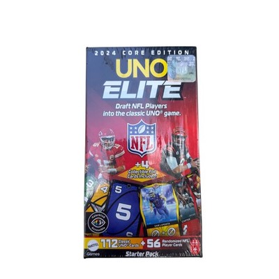 2024 Core Edition UNO ELITE Starter Pack 112 Classic Cards+56 NFL Player Cards