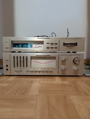 Marantz HiFi-System ST450L Tuner & PM550DC Verstärker Silber Equalizer