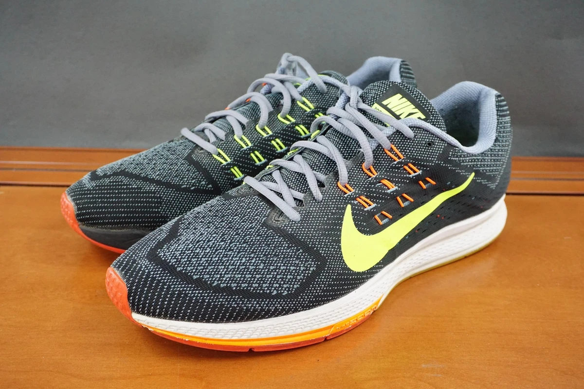 Nike Air Zoom Structure 18 Running Shoes Men’s 13 Black Yellow Orange Athletic AURORA_HM6803-700_PHSRH000-  main image 3