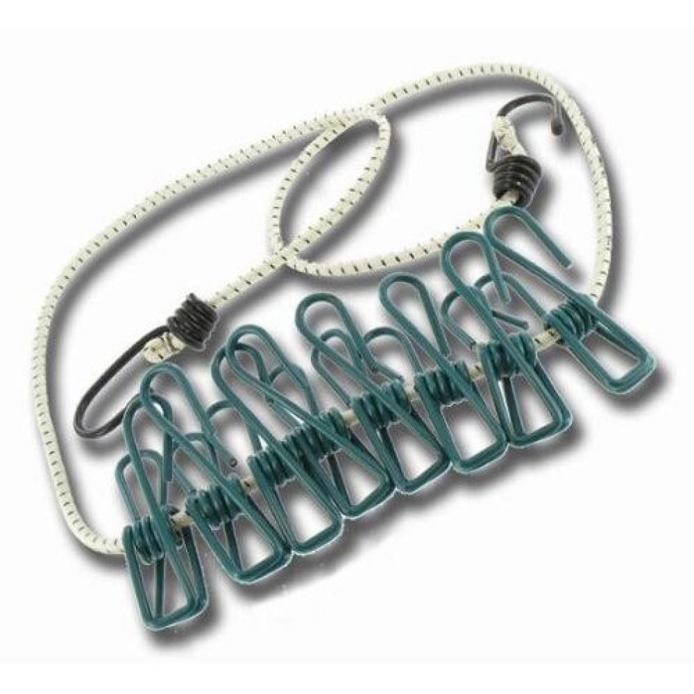 Highlander Camping Laundry Washing Line with Pegs Camping Caravan Motorhome