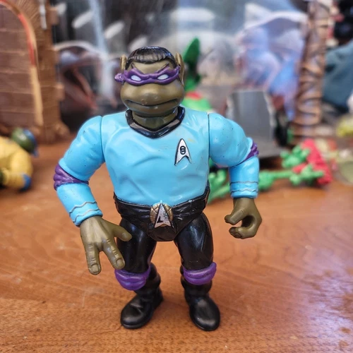 VINTAGE TMNT TURTLES STAR TREK DONATELLO FIRST OFFICER FIGURE PLAYMATES 1994