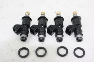 2001-2006 HONDA CBR600F4i FUEL INJECTORS SET OF 4 OEM KEIHIN TESTED CLEANED