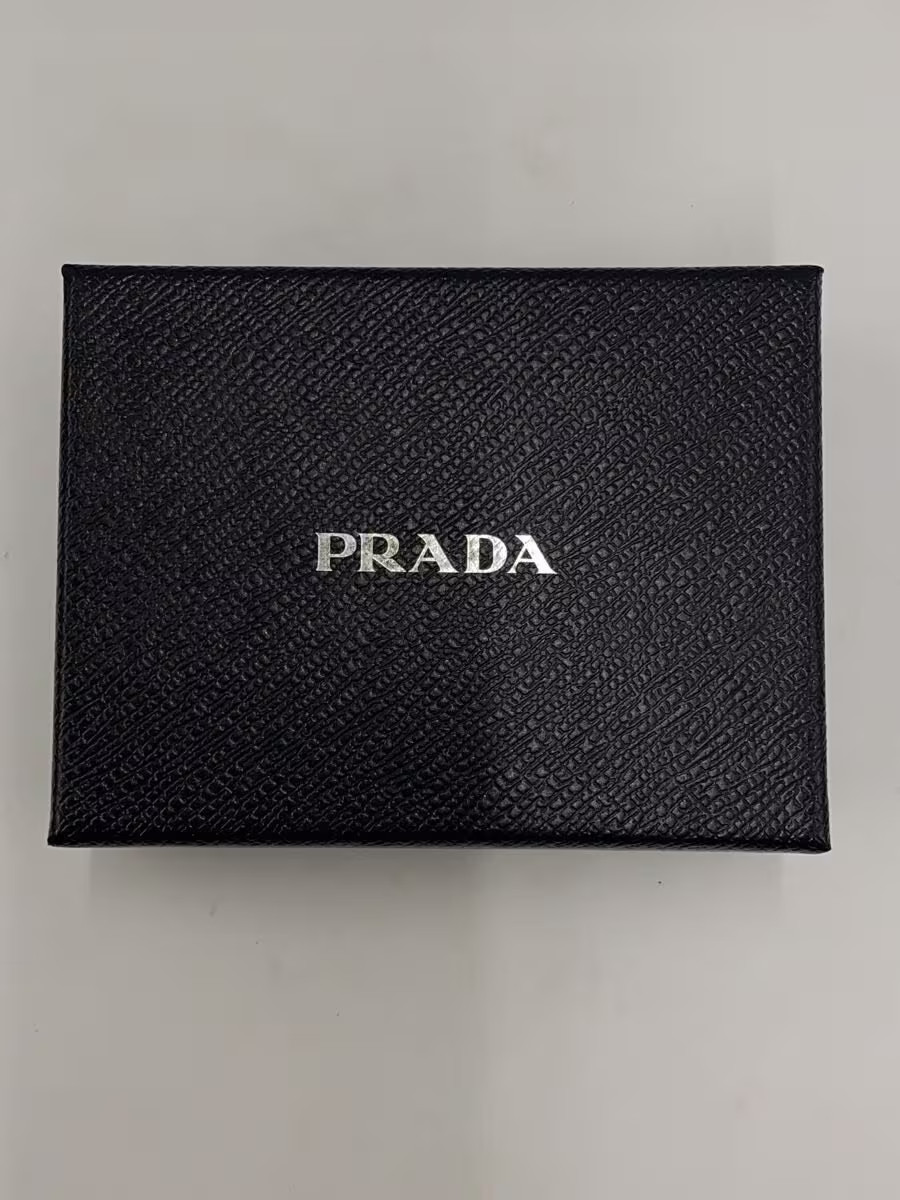 PRADA Saffiano Leather Card Case, Black, Women's, 1MC110 thumbnail 9