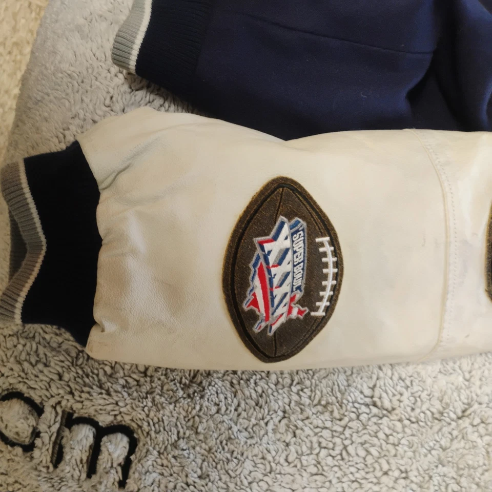 New England Patriots 3X Chaqueta Universitaria Campeones del Super Bowl 5XLBIG Ropa del Equipo NFL Foto 2 de 4