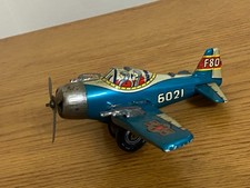 Bandai Japan Tin Fighter Plane Dive Bomber WWII Toy WA-53