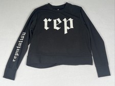Reputation Size XL (16-18) Black Pullover Tay...